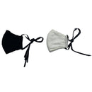 リボンレースマスク（抗菌メッシュ、フィルター差込口付き）