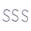 アルミニウムＳ字フック、３個