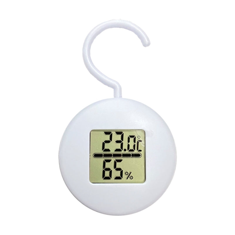 デジタル温湿度計（丸型）