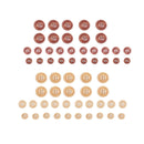 木製ボタン（３０個）