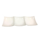 ニューボン３連角皿