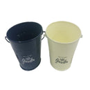 ブリキ調バスケット（カラータイプ）