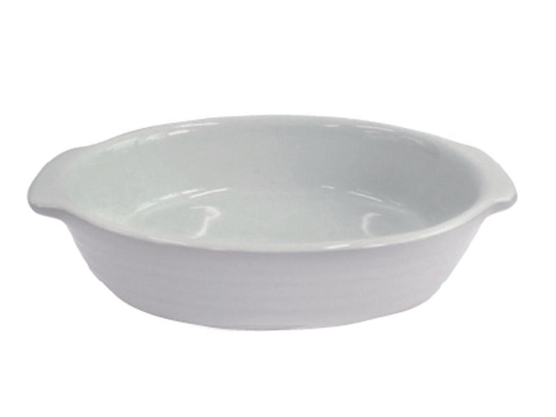 グラタン皿（フレンチ風ベイクウェア、ホワイト、オーバル）