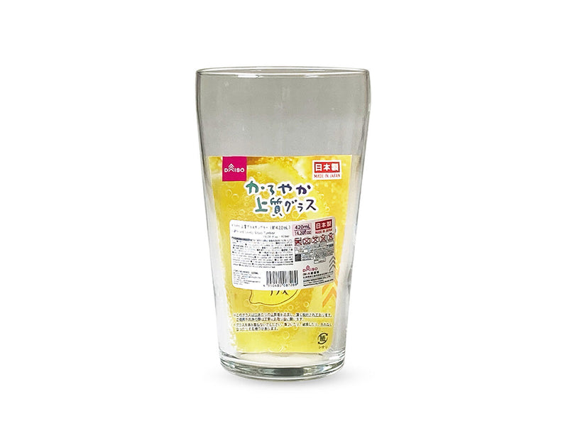 かろやか上質グラスタンブラー（約４２０ｍＬ）