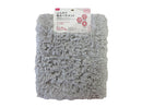 ふんわり吸水バスマット（抗菌防臭加工、グレー）