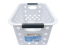 環境配慮型バスケット（６、ドット、白）