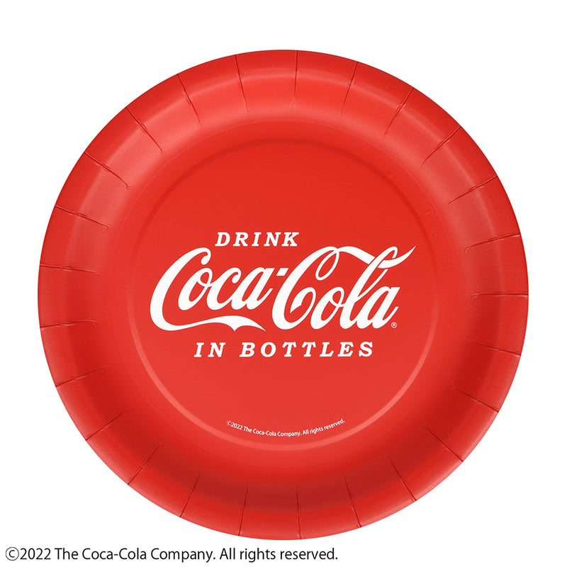 紙皿（コカ・コーラ、ＡＳ１、Ａ、直径２３ｃｍ、１０枚）
