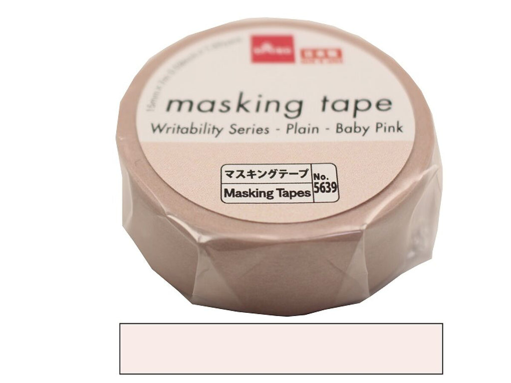 マスキングテープ(writabilityシリーズ、無地、ベビーピンク) | 【公式】DAISO(ダイソー)ネットストア