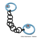 おもちゃストラップリングタイプ　しましまぐるぐる　さかな