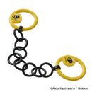 おもちゃストラップリングタイプ　しましまぐるぐる　はち