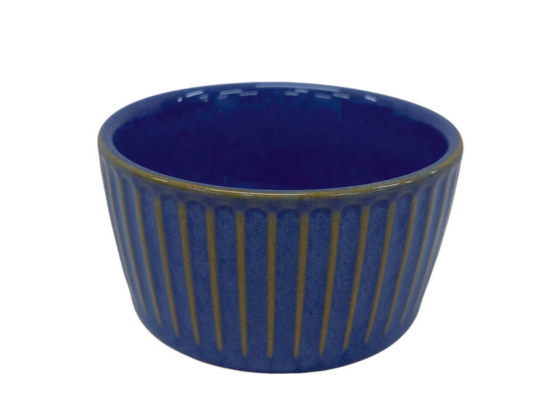 削ぎエンボス　ココット　ネイビー