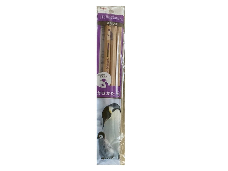 ハローネイチャー鉛筆２Ｂ３本組 ペンギン