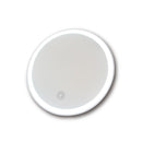 枠が光るＬＥＤ付ミラー　ラウンド