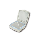 枠が光るＬＥＤ付コンパクトミラー　スクエア