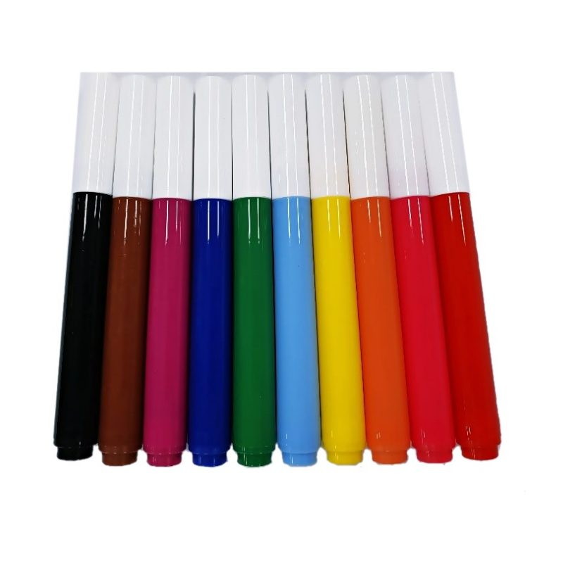 カラー水性ペン太軸１０色