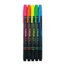 ダブル蛍光ペン５本入