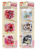 スパンコールセット　ハート型