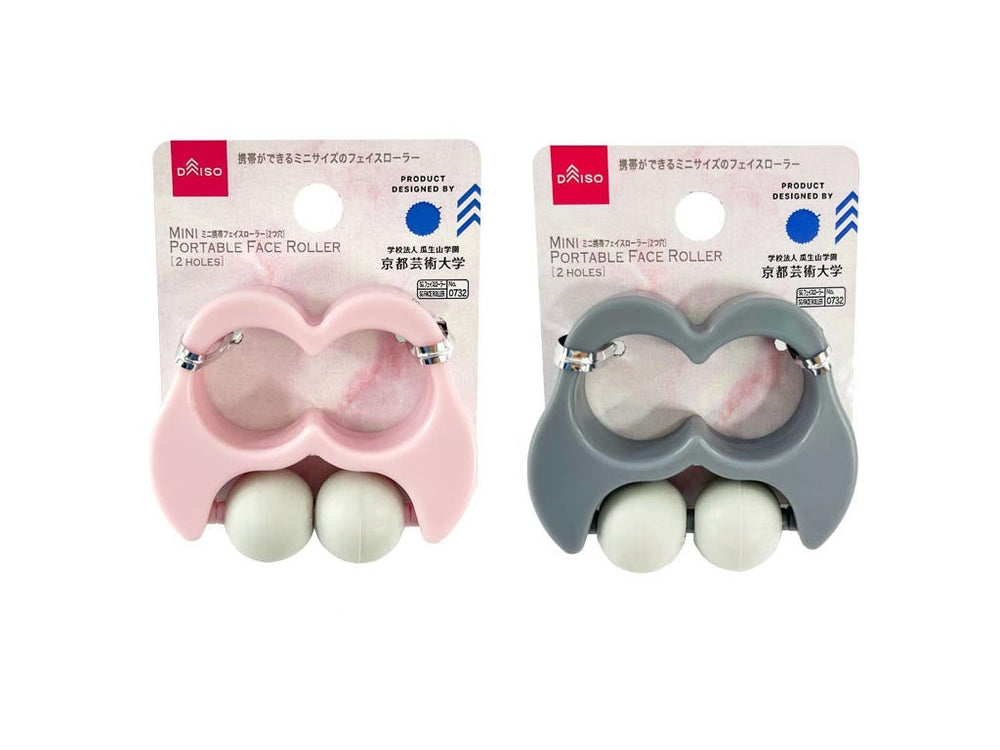 ミニ携帯フェイスローラー（2つ穴） - 100均 通販 ダイソーネット