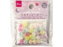 ゆめかわカラービーズ（ラウンド、ミックス、３０個）
