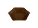 ボウル（六角、ブラウン）