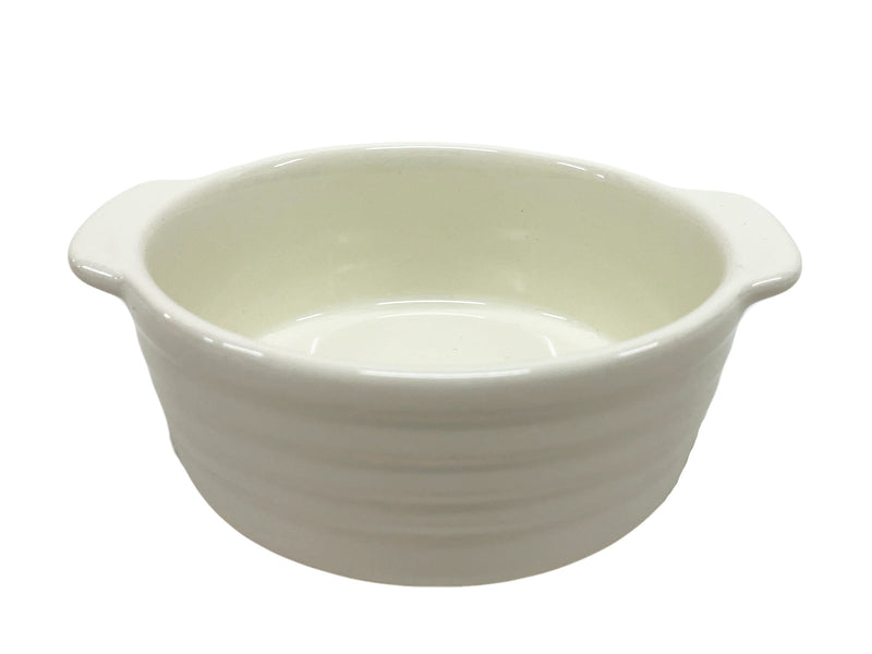 ラウンドグラタン皿（フレンチ風、シェード、ホワイト、約１２．５ｃｍ）