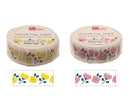 マスキングテープ（包装紙、レトロな花）