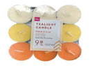 ティーライトキャンドル９個（フレッシュシトラス）