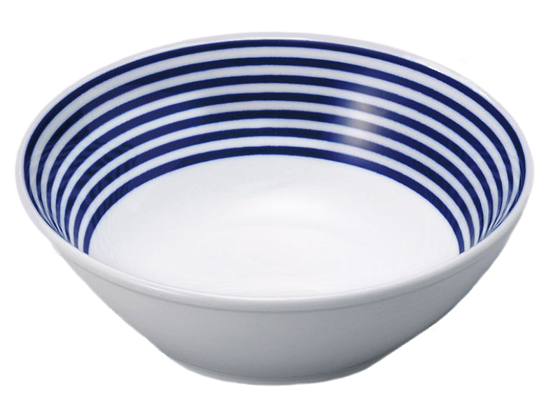 浅鉢（サークル、青、約φ１６．５ｃｍ）
