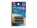 ＬＯＮＧ　ＬＡＳＴＩＮＧアルカリ乾電池（単４形、３本）