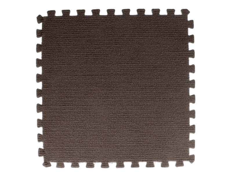 ジョイントマット(カーペットタイプ、ブラウン)
