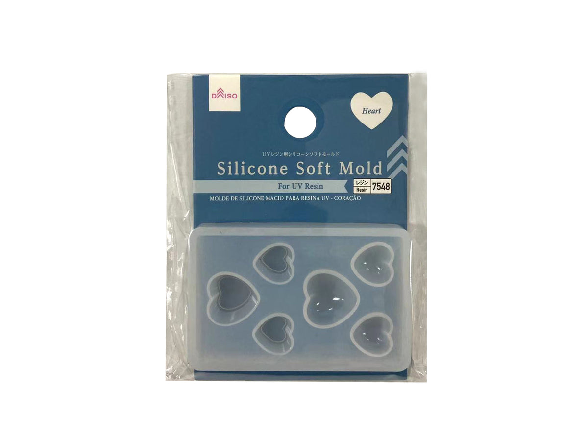ＵＶレジン用シリコーンソフトモールド（ハート） - 100均 通販 ダイソーネットストア【公式】