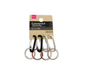 カラビナ（キーリング付、４個）
