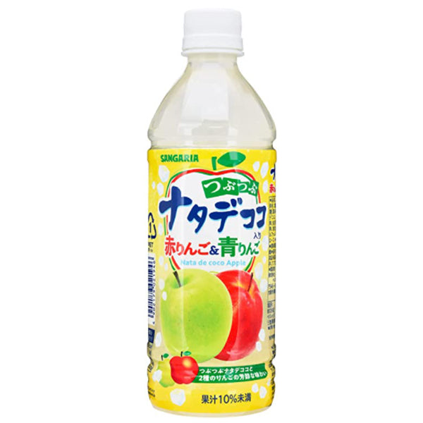 サンガリア ナタデココ入赤りんご青りんご ５００ｍｌ - ダイソー 