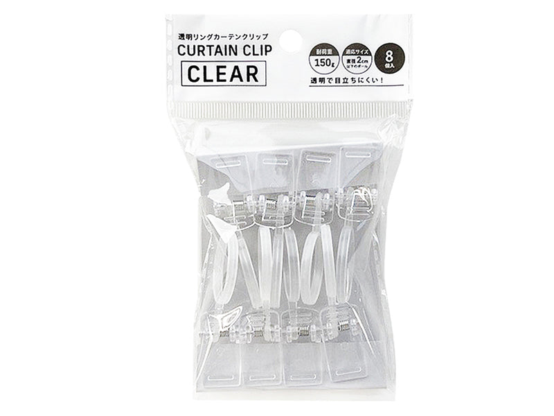 リングカーテンクリップ 8P クリア ATC-26