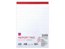 レポートパッド（Ａ５、Ａ罫、８０枚）