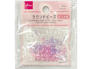 ラウンドビーズ（ピンク系、８１個）